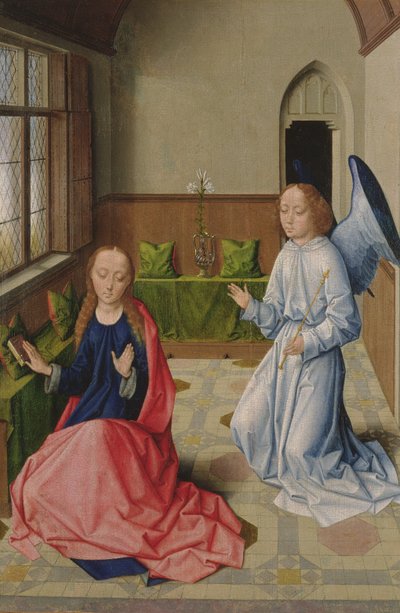 La Anunciación, c.1480 de Dirck Bouts